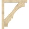 Ekena Millwork Balboa Block Rough Sawn Bracket w/ Offset Brace, Douglas Fir, 6"W x 42"D x 48"H BKT0604X42X48BOA05RDF - alternate 2